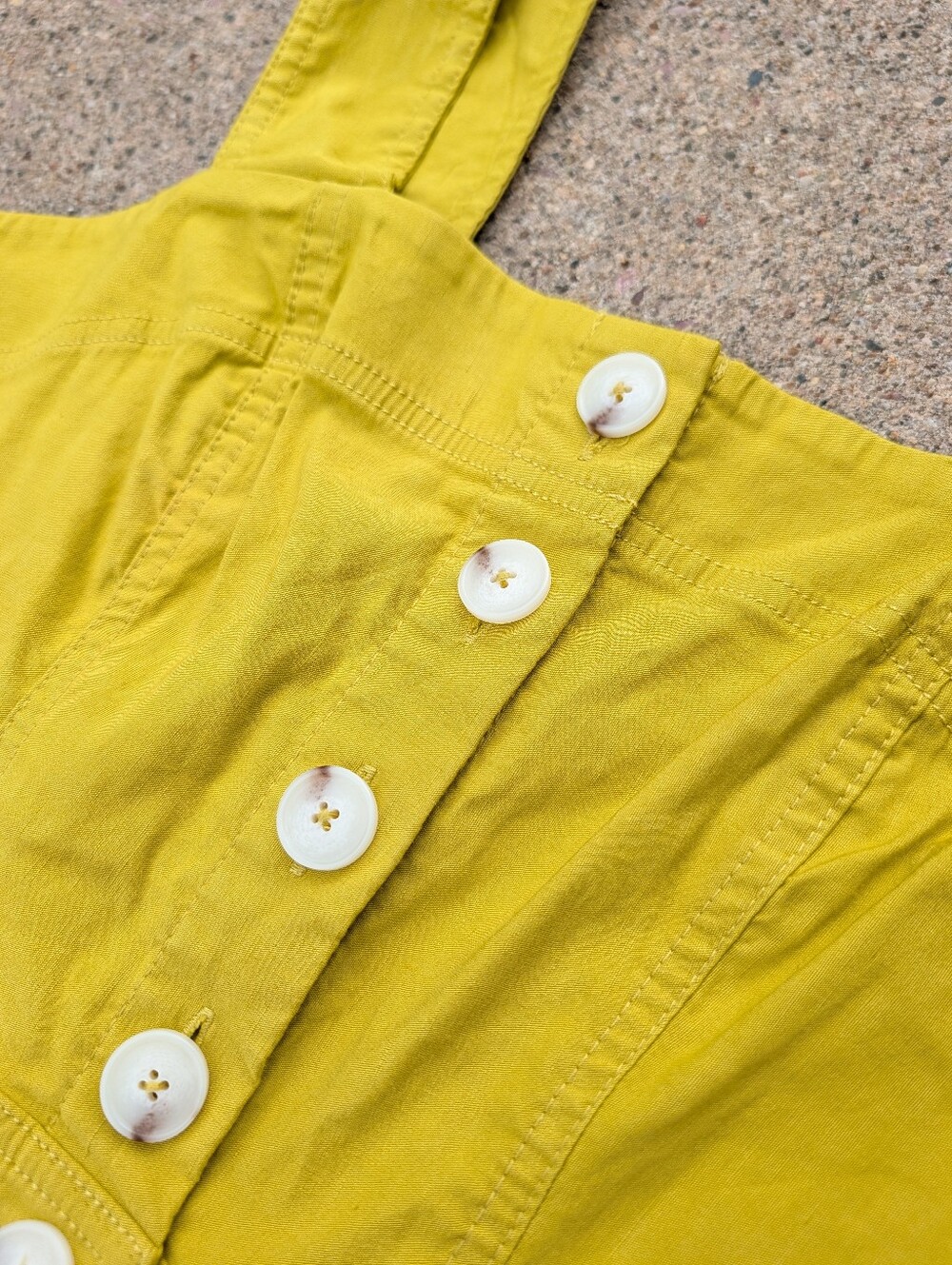 ANTHROPOLOGIE maeve colette jumpsuit chartreuse 6 - Picture 4 of 14
